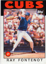 1986 Topps Baseball Cards      308     Ray Fontenot